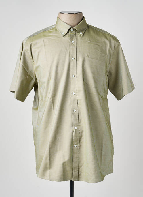 Chemise manches courtes poches vert SEIDENSTICKER homme