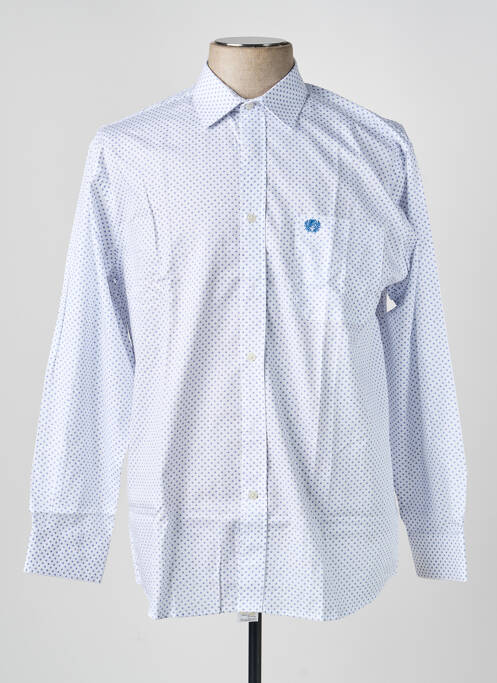 Chemise manches longues imprimé fantaisie bleu ARMORIAL homme