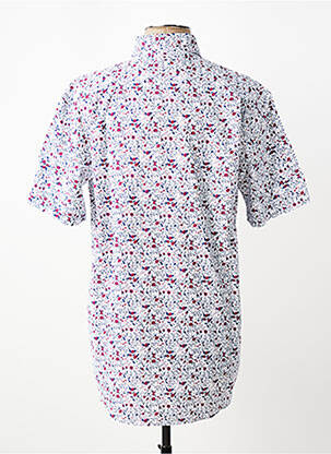 Chemise manches courtes imprimé fantaisie blanc ARMORIAL homme