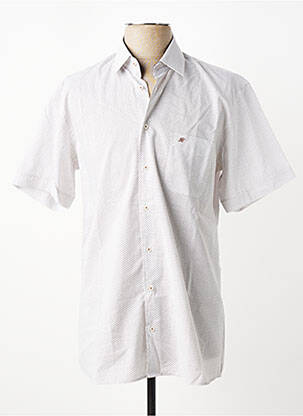 Chemise manches courtes imprimé fantaisie blanc CHATEL homme