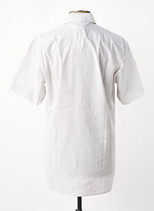 Chemise manches courtes imprimé fantaisie blanc CHATEL homme