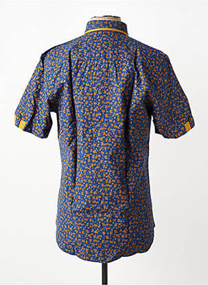 Chemise manches courtes imprimé fantaisie bleu CAP 10 TEN homme