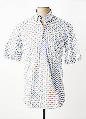 Chemise manches courtes imprimé fantaisie blanc BANDE ORIGINALE homme