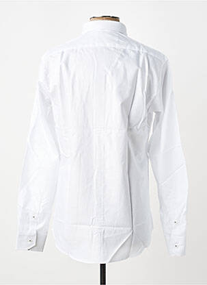 Chemise manches longues coupe droite blanc LUI homme