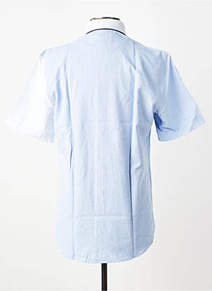 Chemise manches courtes imprimé fantaisie bleu CAP 10 TEN homme