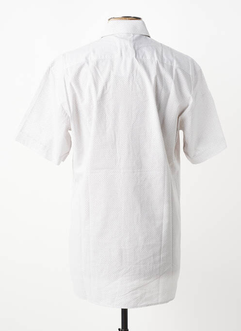 Chemise manches courtes imprimé fantaisie blanc CHATEL homme