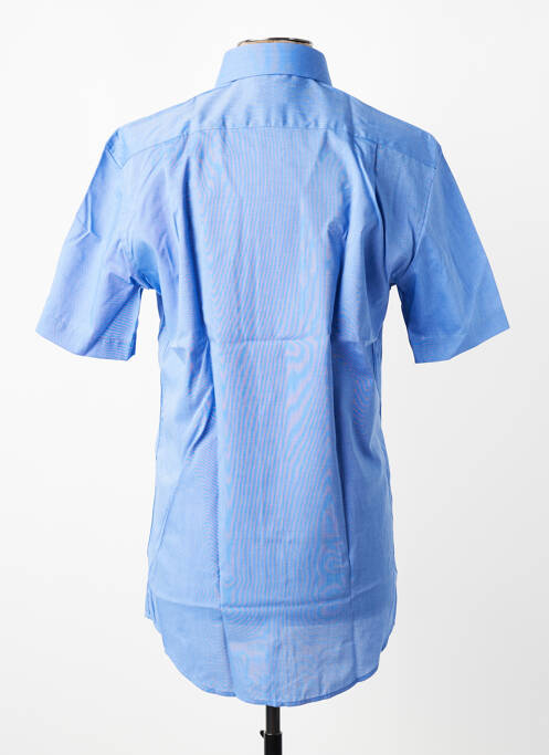 Chemise manches courtes coupe droite bleu SEIDENSTICKER homme