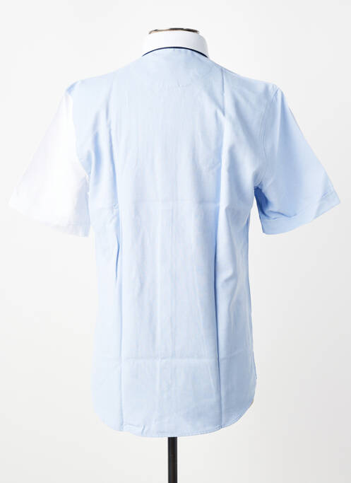 Chemise manches courtes imprimé fantaisie bleu CAP 10 TEN homme