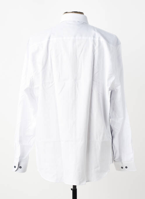 Chemise manches courtes imprimé fantaisie blanc CAP 10 TEN homme