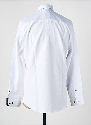 Chemise manches longues coupe cintrée blanc CAP 10 TEN homme