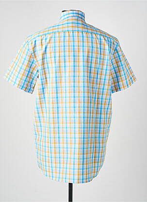 Chemise manches courtes poches bleu LOUIS VICTOR homme