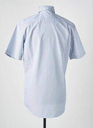 Chemise manches courtes poches bleu SEIDENSTICKER homme