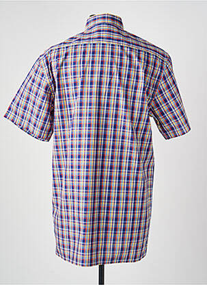 Chemise manches courtes poches bleu GIVERDY homme