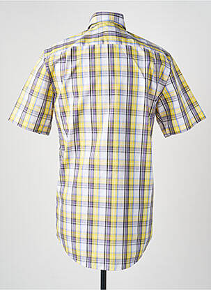 Chemise manches courtes poches jaune SEIDENSTICKER homme