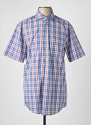 Chemise manches courtes poches bleu SEIDENSTICKER homme