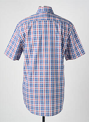 Chemise manches courtes poches bleu SEIDENSTICKER homme