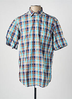 Chemise manches courtes poches bleu BANDE ORIGINALE homme