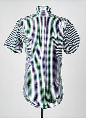Chemise manches courtes poches vert LUI homme