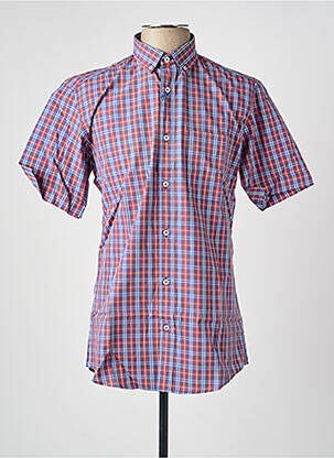 Chemise manches courtes poches orange LUI homme