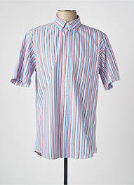 Chemise manches courtes poches bleu LUI homme