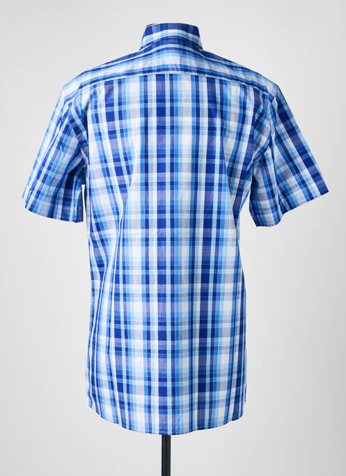 Chemise manches courtes poches bleu CHATEL homme