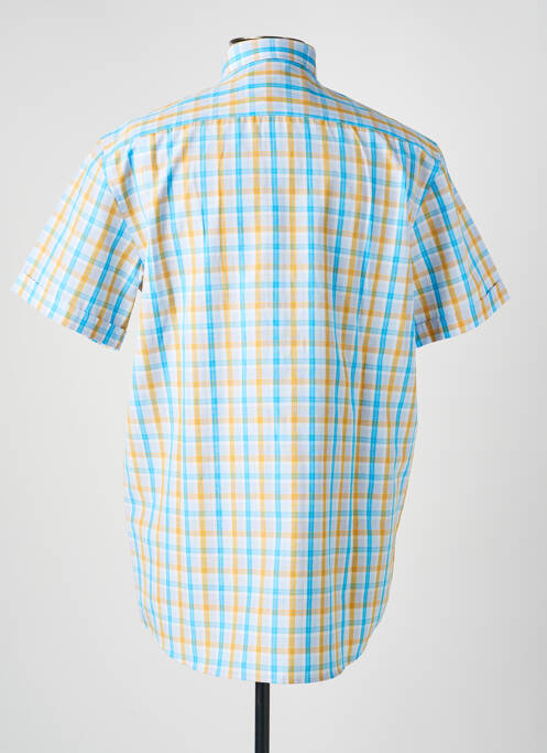 Chemise manches courtes poches bleu LOUIS VICTOR homme
