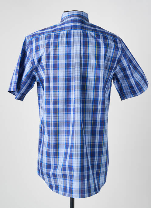 Chemise manches courtes poches bleu LUI homme