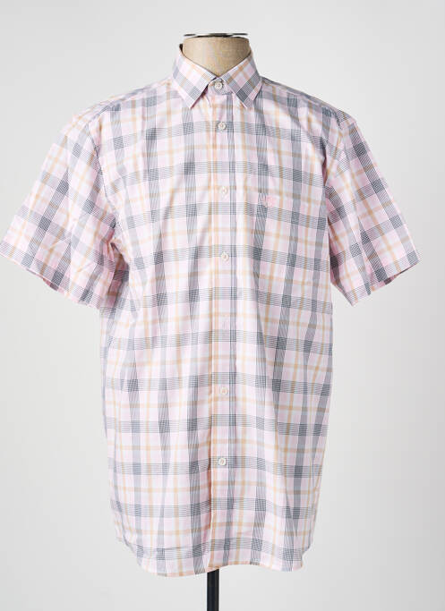 Chemise manches courtes poches rose ARMORIAL homme