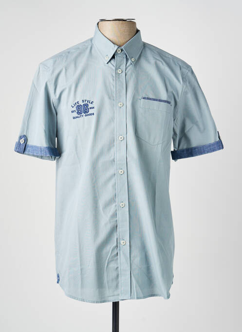 Chemise manches courtes poches vert PETER COFOX homme
