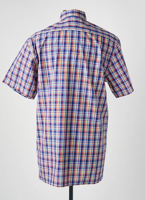 Chemise manches courtes poches bleu GIVERDY homme