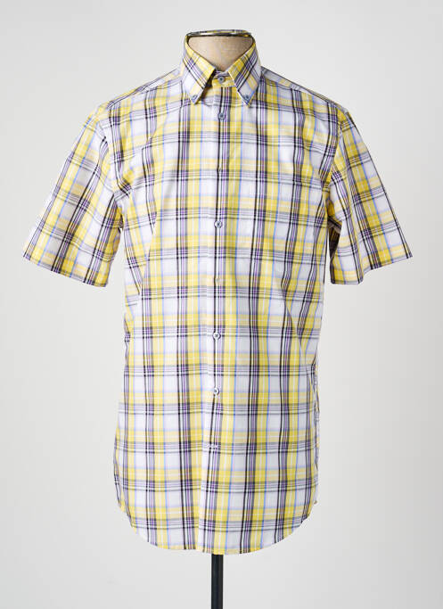 Chemise manches courtes poches jaune SEIDENSTICKER homme