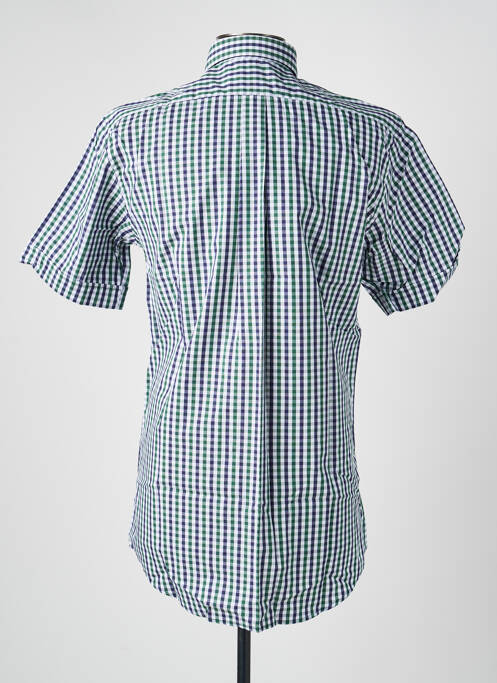 Chemise manches courtes poches vert LUI homme