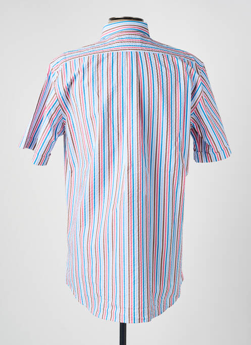Chemise manches courtes poches bleu LUI homme