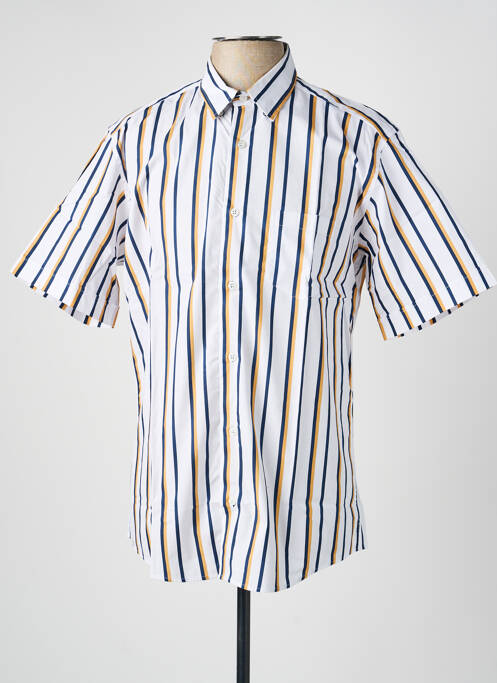 Chemise manches courtes poches jaune LUI homme