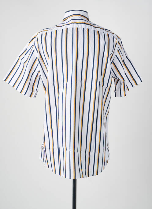 Chemise manches courtes poches jaune LUI homme