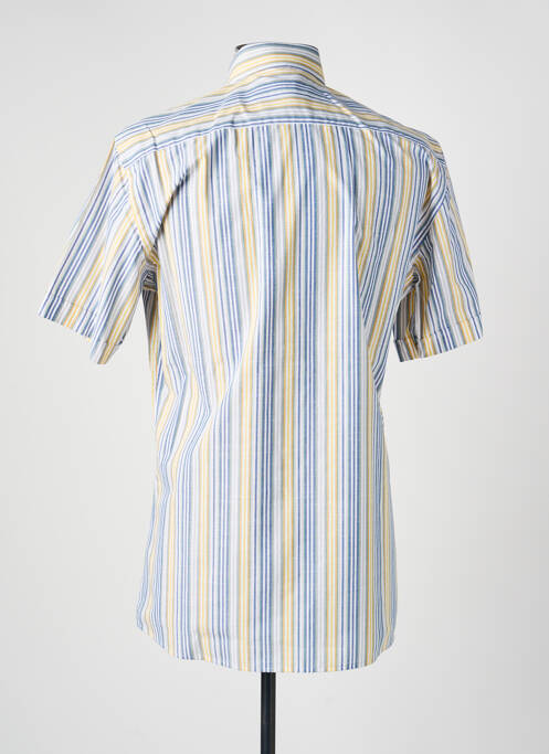 Chemise manches courtes poches jaune CHATEL homme