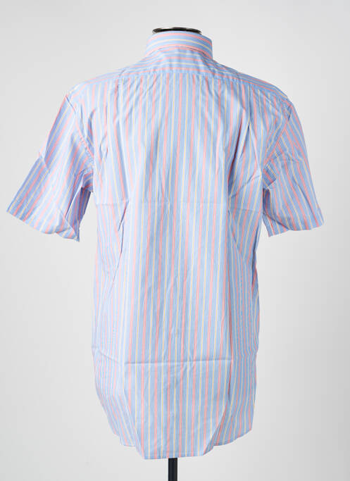 Chemise manches courtes poches bleu LUI homme