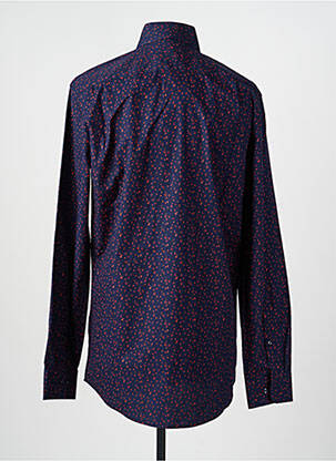 Chemise manches longues imprimé fantaisie bleu SEIDENSTICKER homme