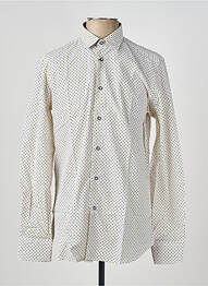 Chemise manches longues imprimé fantaisie jaune BANDE ORIGINALE homme