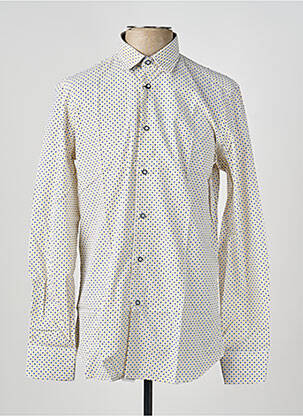 Chemise manches longues imprimé fantaisie jaune BANDE ORIGINALE homme