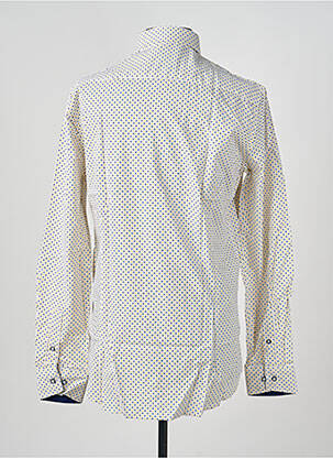 Chemise manches longues imprimé fantaisie jaune BANDE ORIGINALE homme