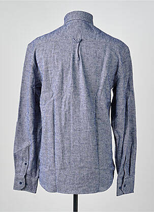 Chemise manches longues imprimé fantaisie bleu BANDE ORIGINALE homme