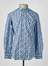 Chemise manches longues imprimé fantaisie bleu BANDE ORIGINALE homme
