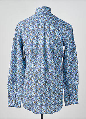 Chemise manches longues imprimé fantaisie bleu BANDE ORIGINALE homme