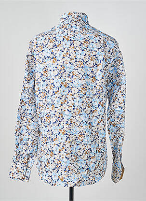 Chemise manches longues imprimé fantaisie bleu LUI homme