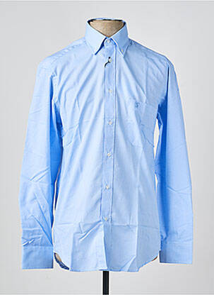 Chemise manches longues coupe cintrée bleu BANDE ORIGINALE homme