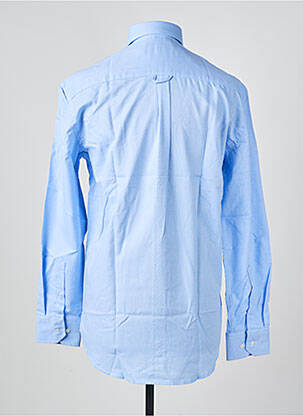 Chemise manches longues coupe cintrée bleu BANDE ORIGINALE homme