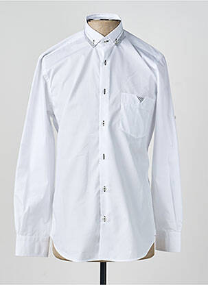 Chemise manches longues coupe cintrée blanc CAP 10 TEN homme