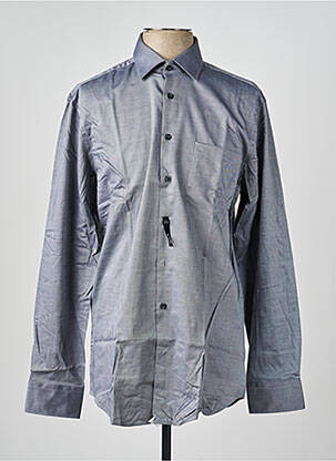 Chemise manches longues coupe cintrée gris SEIDENSTICKER homme