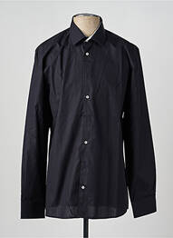 Chemise manches longues coupe cintrée noir CHATEL homme